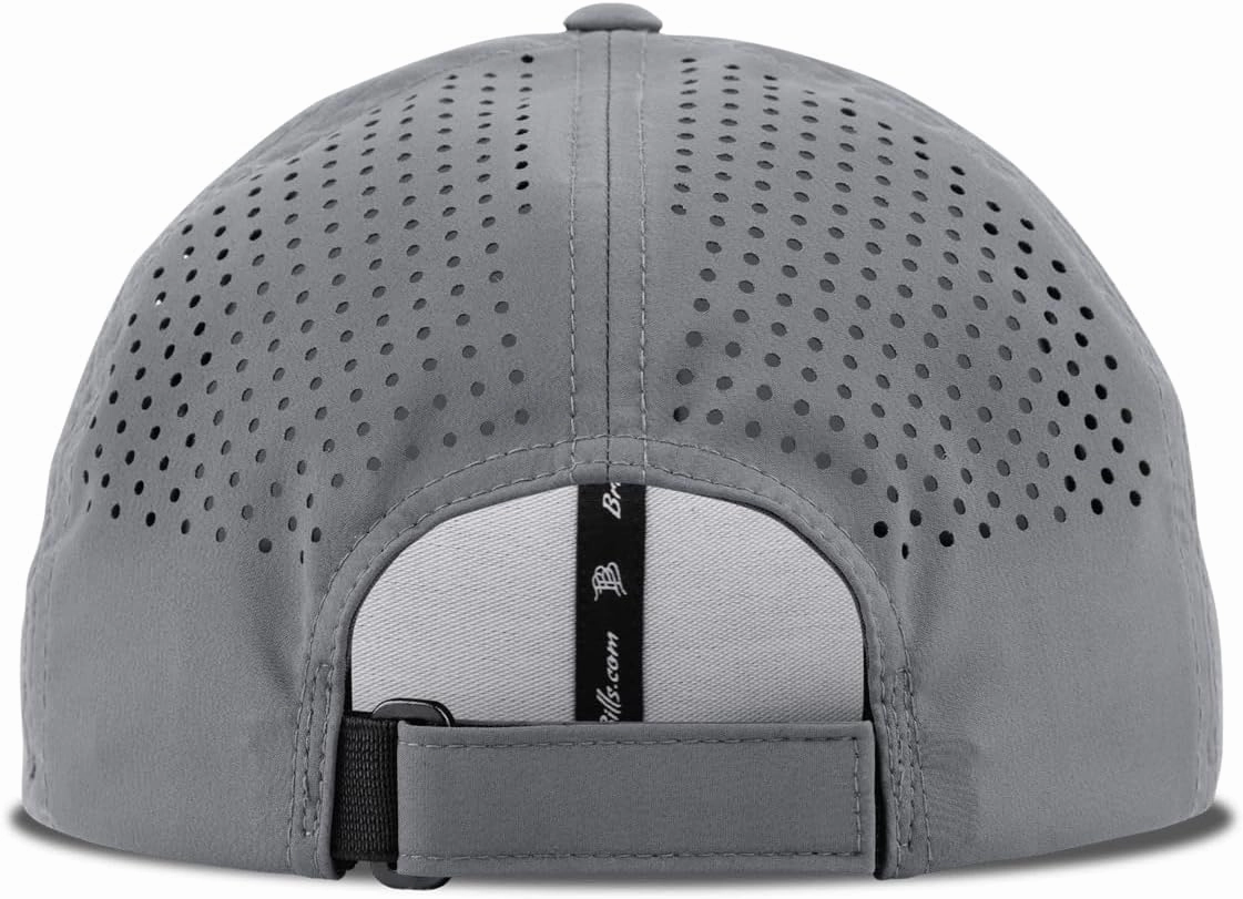Branded Bills Bare Performance Hat, with Flexfit Sweatband, Adjustable Snapback, Comfort Stretch, Quick Dry, Water Repellent