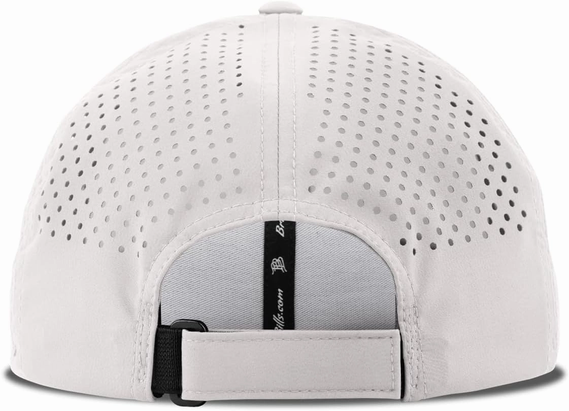 Branded Bills Bare Performance Hat, with Flexfit Sweatband, Adjustable Snapback, Comfort Stretch, Quick Dry, Water Repellent