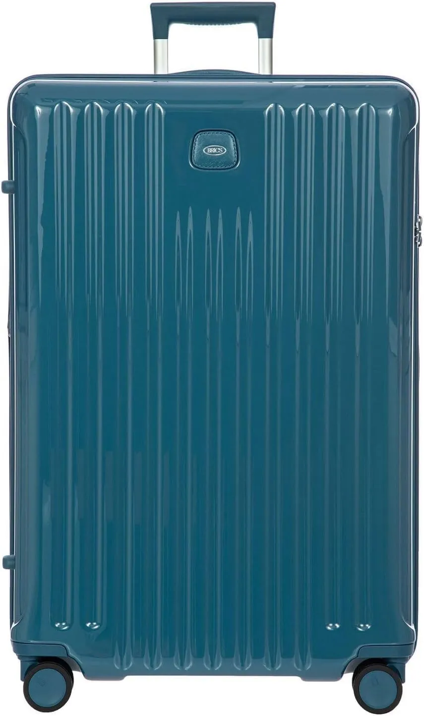 Bric's Positano 21-Inch Spinner - Luxury Carry-On Luggage With Spinner Wheels - Lightweight Suitcases Made From Durable Polycarbonate - Comes with Protective Cover - Sea Green