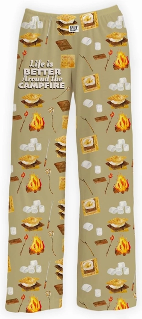 BRIEF INSANITY Lounge Pajama Pants - Comfy Lightweight Unisex Bottoms with Pockets - Soft Luxury Loungewear for Men & Women