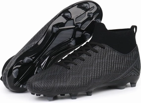 brooman Men Firm Ground Soccer Cleats Big Kids Youth Outdoor Football Shoes