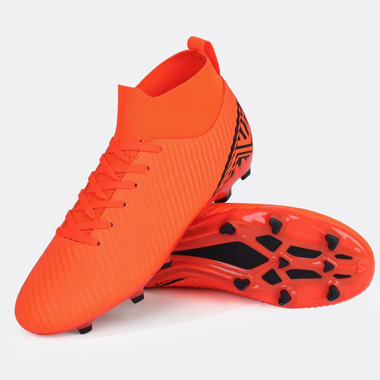 brooman Men Firm Ground Soccer Cleats Big Kids Youth Outdoor Football Shoes