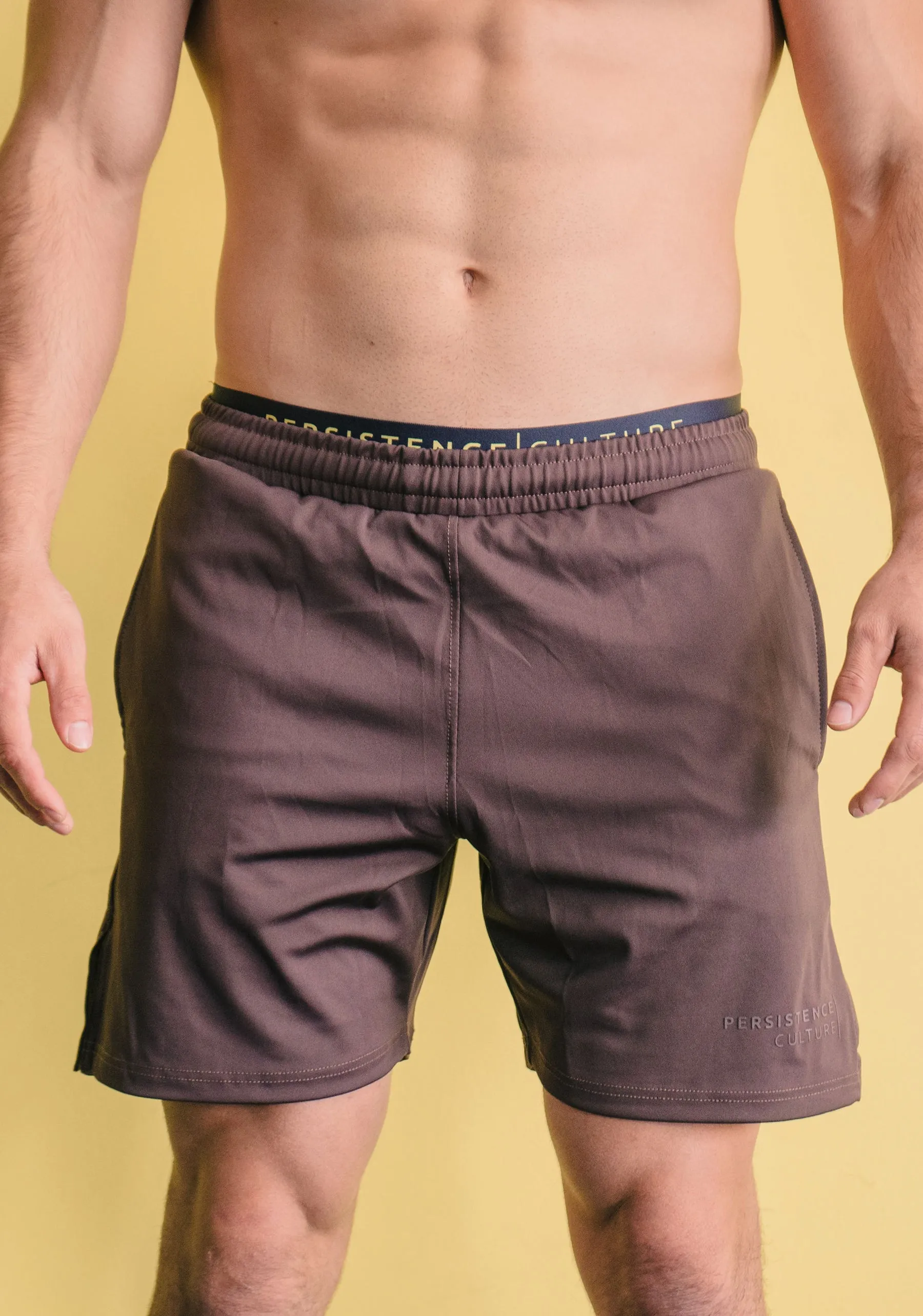 Brown Flex Shorts