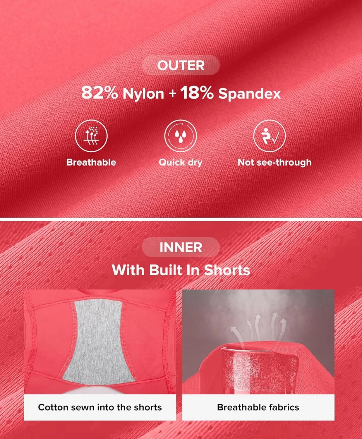 BRXL Womens Tennis Dress UPF 50  Built-in Shorts and Bra Adjustable Straps Golf Workout Athletic Dresses Summer Activewear