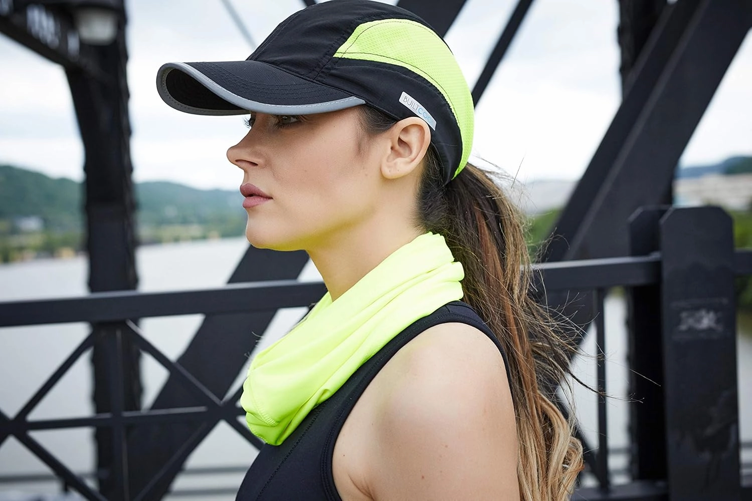 BUILTCOOL Adult Cooling Baseball Hat – Men & Women Moisture Wicking, Mesh Back, Lightweight, Performance Ball Cap