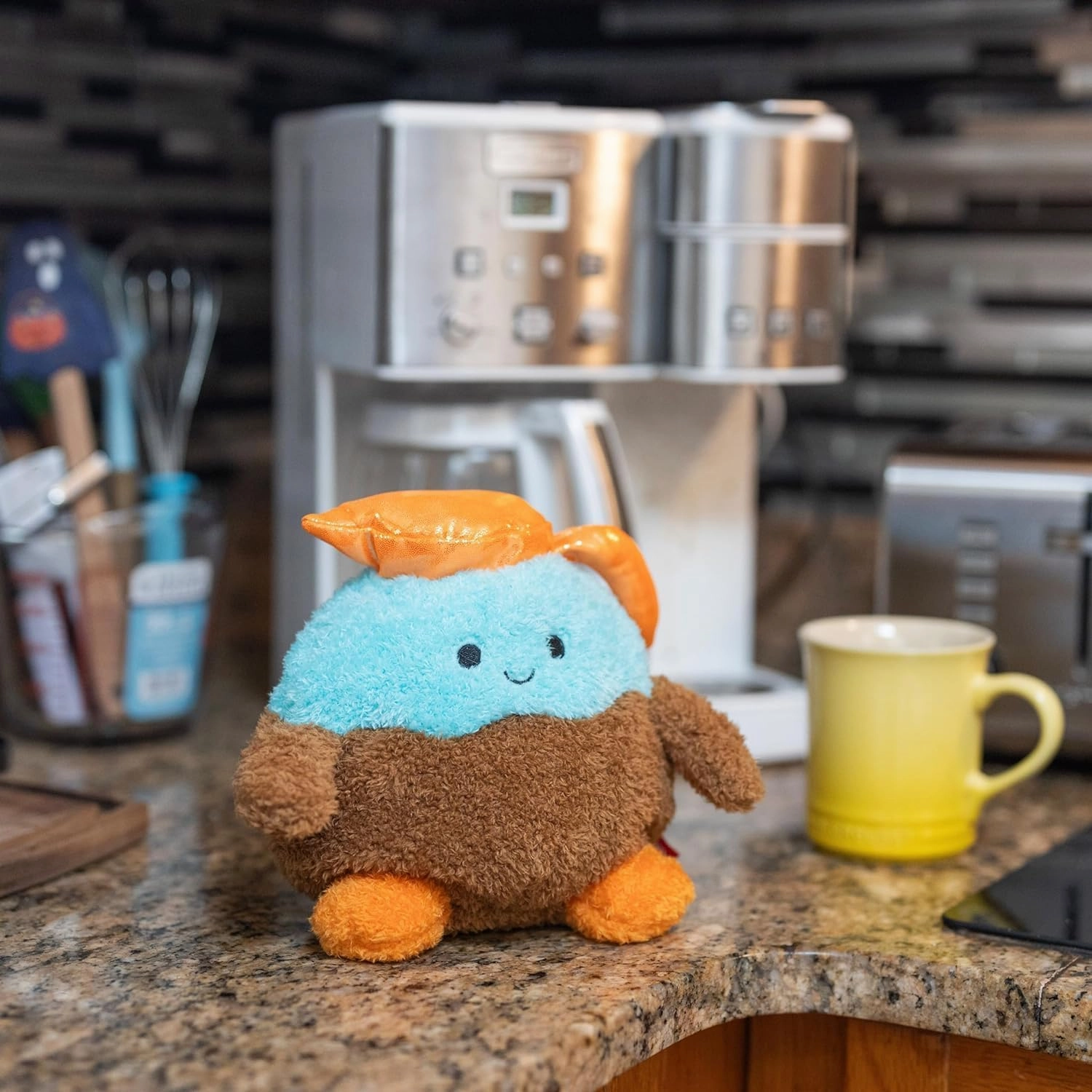 BumBumz 7.5" Coffee Mug Murrray & Coffee Pot Colton Plush 2-Pack - Officially Licensed Russ Toy - Collectible Soft Stuffed Animal Figure - Easter Basket Stuffer Gift for Kids, Boys, Girls - 2 