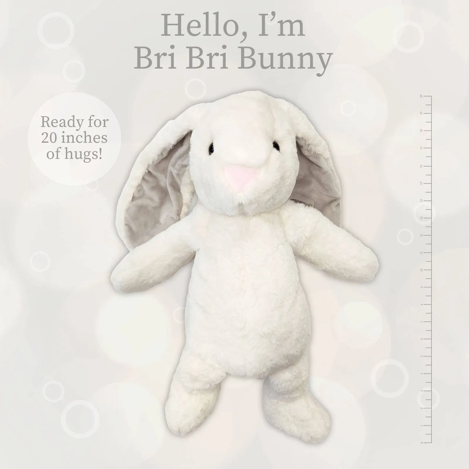 Bunny Cream Large 20"