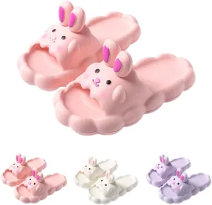 Bunny Slippers Bathroom Slippers Girl Summer Cartoon Cute Rabbit Home Non-slip Slippers