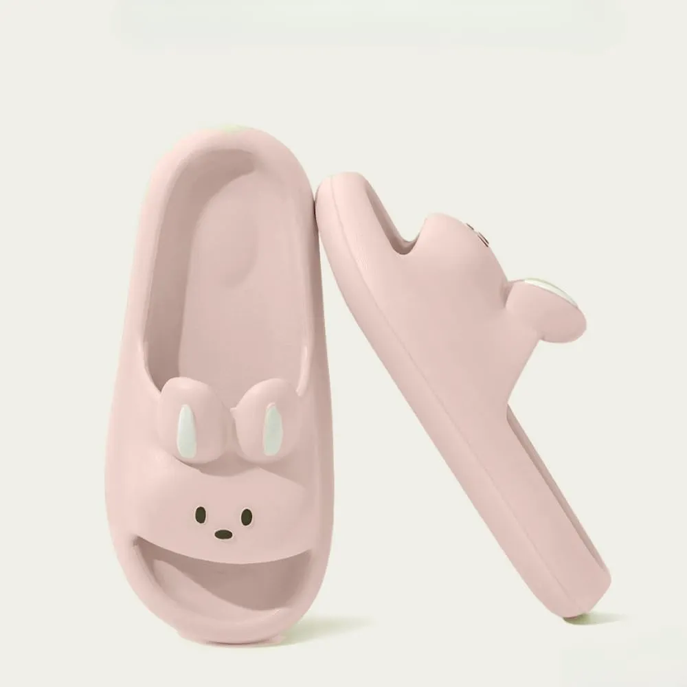 Bunny Slippers - Women's Lovely Summer Indoor Home Non-slip Thick Sole Couple Slippers