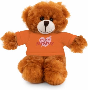 Bunny Plushies, You're My Favorite, Stuffed Animals Shirt Printed, Suitable for Soft Valentine's Day Gift Plush Bear Toy