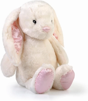 Bunny Stuffed Animal: Cute and Soft Bunny Plush Toy, Floppy Long Eared White Brynn Rabbit for Girls, Boys and Kids, 17 inches
