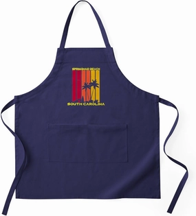 CafePress South Carolina Springmaid Beach Kitchen Apron with Pockets, Grilling Apron, Baking Apron