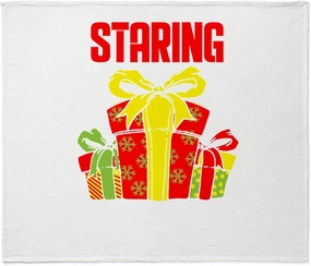 CafePress Stop Staring at My Pack Super Soft Fleece Plush Throw Blanket, 60"x50"