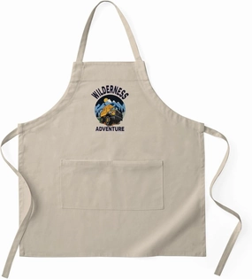 CafePress Tonka Wilderness Adventure Kitchen Apron with Pockets, Grilling Apron, Baking Apron