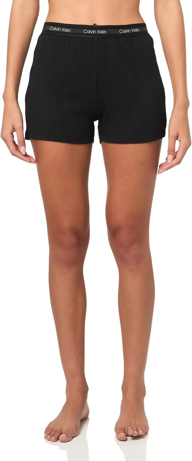 Calvin Klein womens Refined Rib Tank Short Set