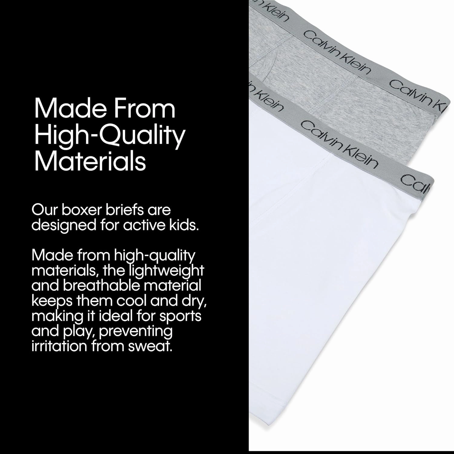 Calvin Klein Boys' Modern Cotton Boxer Briefs (5 Pack)