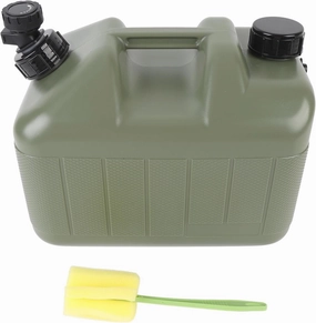 Camping Water Container, Camping Water Storage Jug with Versatile Spray Modes, Lightweight & Durable ABS, Ergonomic Handle, Water Saving Nozzle for Outdoor, Lawn, Garden (10L)