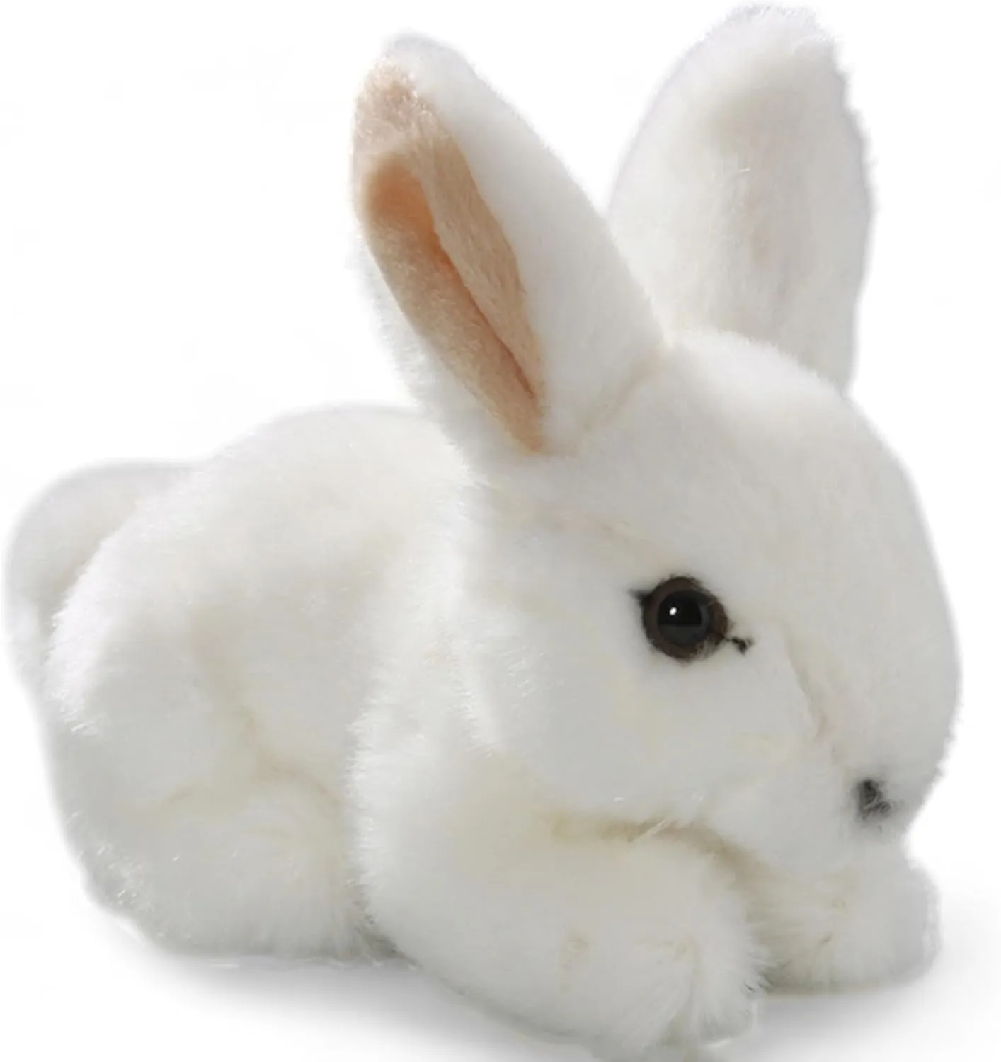 Carl Dick Rabbit Bunny Sitting White, 6.5 inches, 17cm, Plush Toy, Soft Toy, Stuffed Animal 2755003