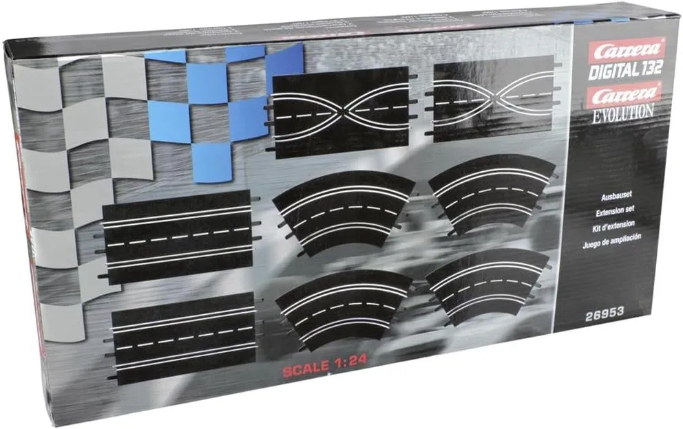 Carrera Of America Digital/Evolution Extension Set, 8-Piece , Black