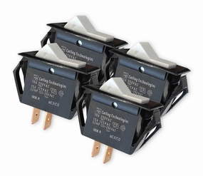 Cessna Rocker Switch | Replaces Part Numbers: S2160-1, S1824-1, TA201-TW-B ((4-Pack))