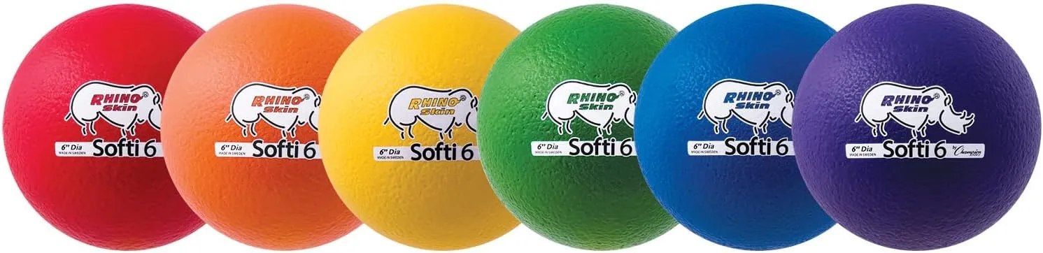 Champion Sports Special Rhino Skin Foam Ball Set 6 Inch