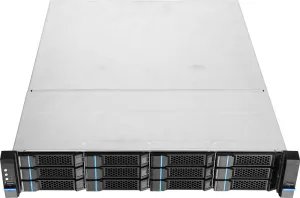 Chenbro 2U Short Depth, Flexible General Purpose Server Chassis - 12 x 3.5 hot swap Bay   Expander backplane   550W 1 1 CRPS