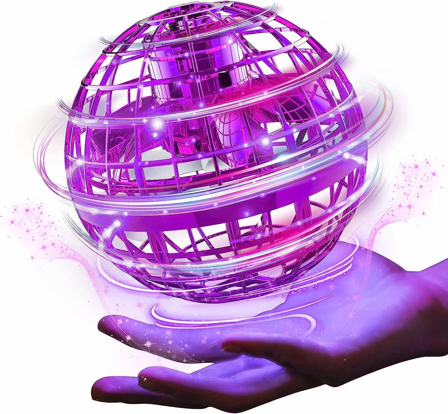 Ciniffo Upgraded Flying Orb Ball Toy, Hand Controlled Boomerang Hover Ball, Cosmic Globe Flying Spinner with Endless Tricks, Cool Toys Gifts for 6 7 8 9 10 11  Year Old Girls Indoor Outdoor Toys