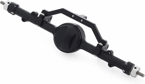 CNC Aluminum Alloy Complete Rear Axle for 1/10 RC Crawler RC4WD Ge-Lande II TF2 D110 Yo-ta II Axles (Black)