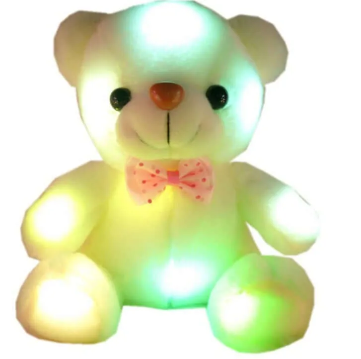 Colorful Glowing LED Plush Teddy Bear – Soft and Cuddly