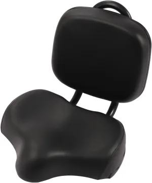 Comfortable Tricycle Bike Saddle Seat Rest,Universal Bicycle Wide Cushion Soft Bike Seat Pad with Adjustable Backrest Replacement for eBike, Tricycle, and Big Bikes