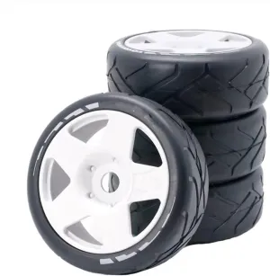 Compatible with ARRMA for Redcat for Team for Losi for Kyosho for VRX for HPI WR8 for HSP 1/8 RC Off Road for Buggy Tires Wheel 17mm Hex RC Wheel Tires
