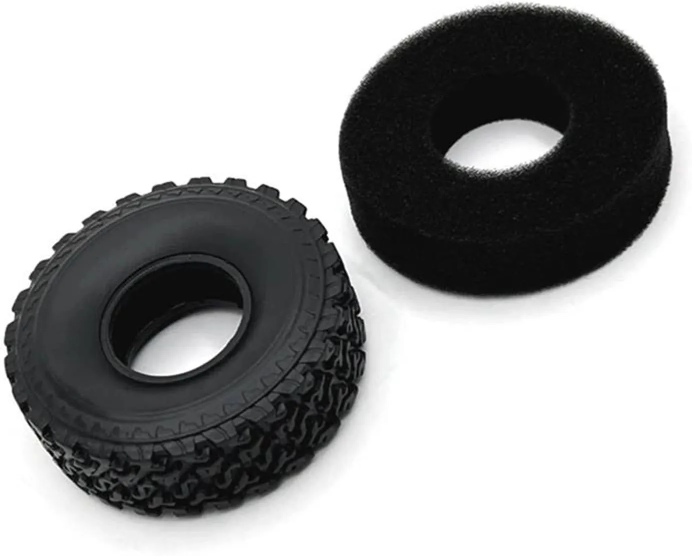 Compatible with MN 1/12 MN82 LC79 MN78 1/16 for WPL C14 C24 RC Car for Feiyu RC Car Upgraded Parts 4PCS Upgraded RC Car Tire RC Wheel Tires(Red)
