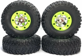 Compatible with Wltoys 144001 144010 124007 124016 124018 124019 12428 12423 12427 RC Car Upgrade Parts 4Pcs 90X32mm Tire Wheel Tyre RC Wheel Tires