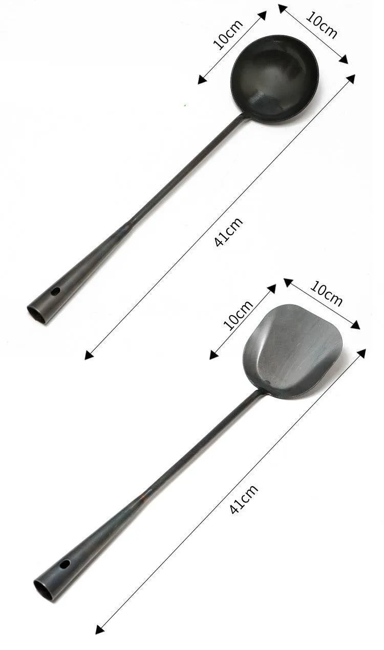 Cooking spatula soup spoon set