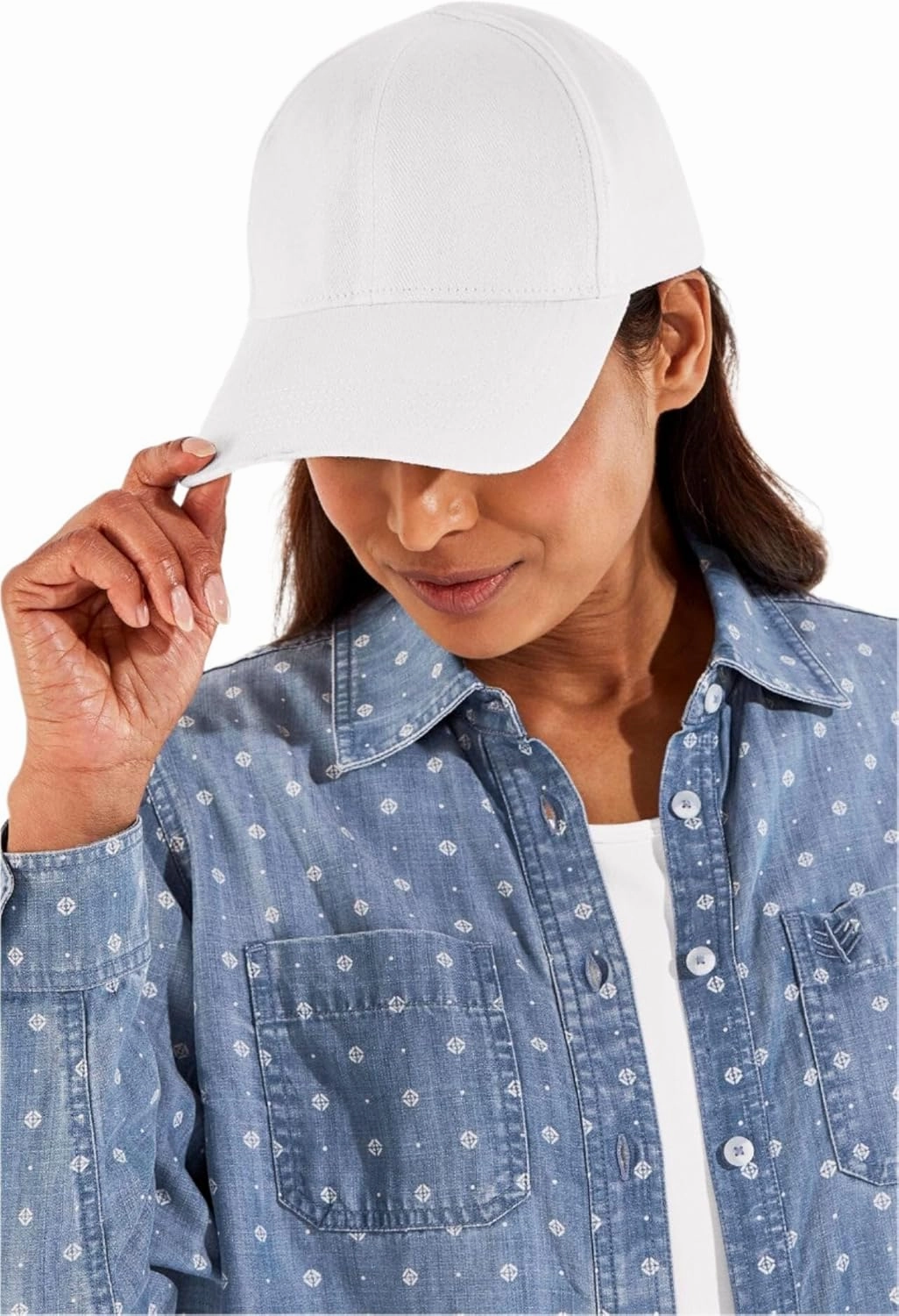 Coolibar UPF 50  Zayne Cotton Ball Cap - Sun Protective