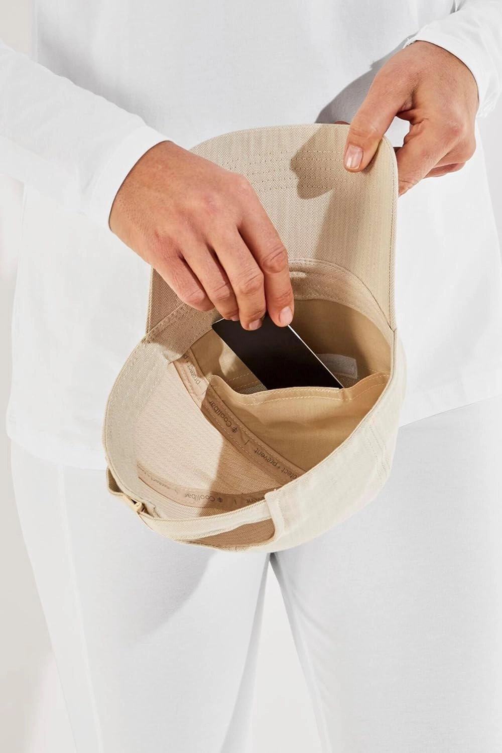 Coolibar UPF 50  Zayne Cotton Ball Cap - Sun Protective