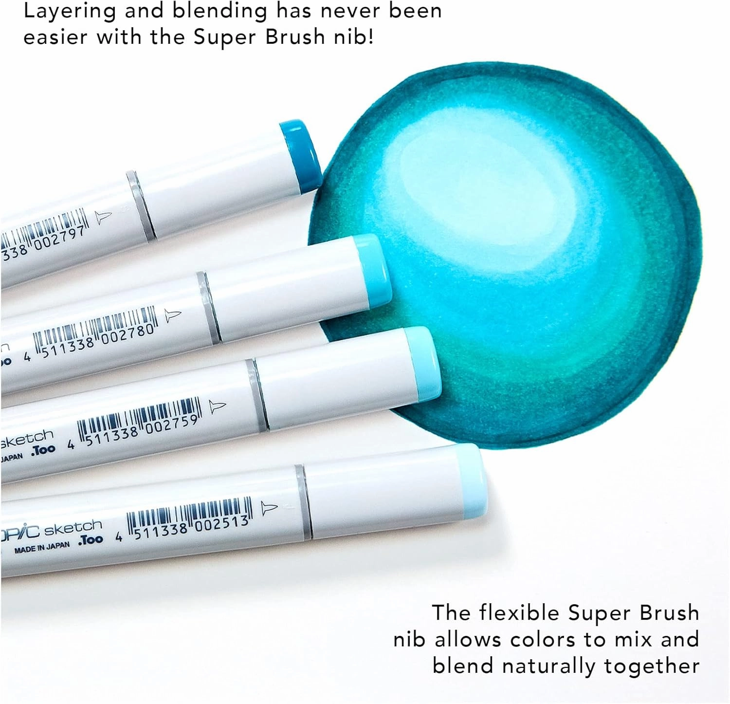 Copic Sketch, Ultra-blendable Alcohol Markers, 72pc Set E