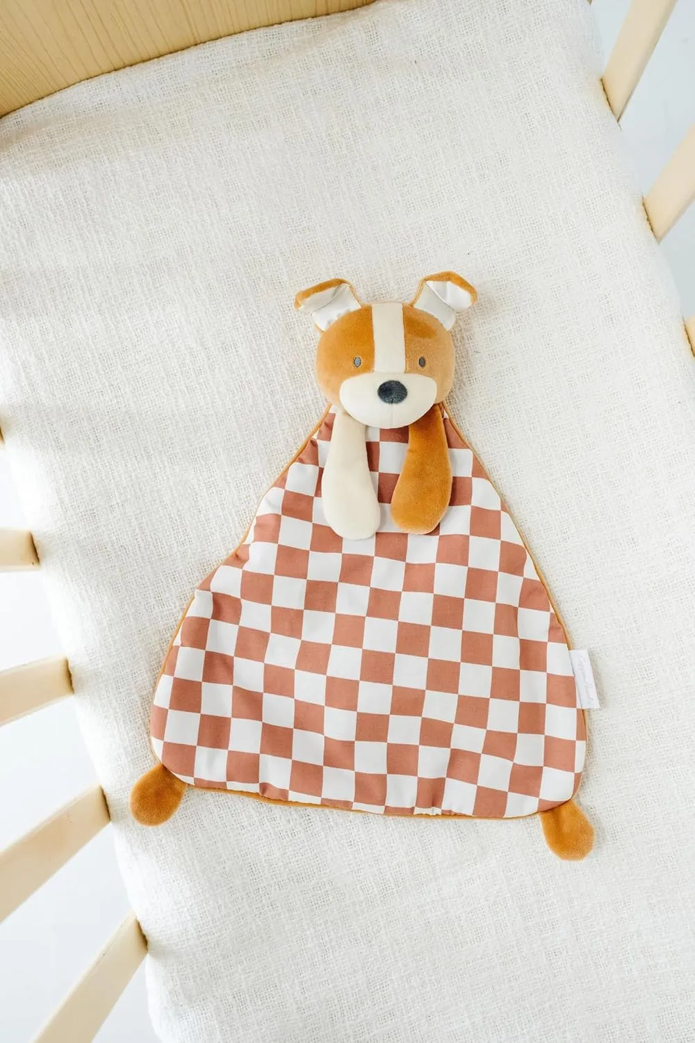 Copper Pearl Character Lovey Plush: Soft Puppy Stuffed Animal Baby Blanket, Baby Lovey for Companionship and Entertainment - Pepper Puppy