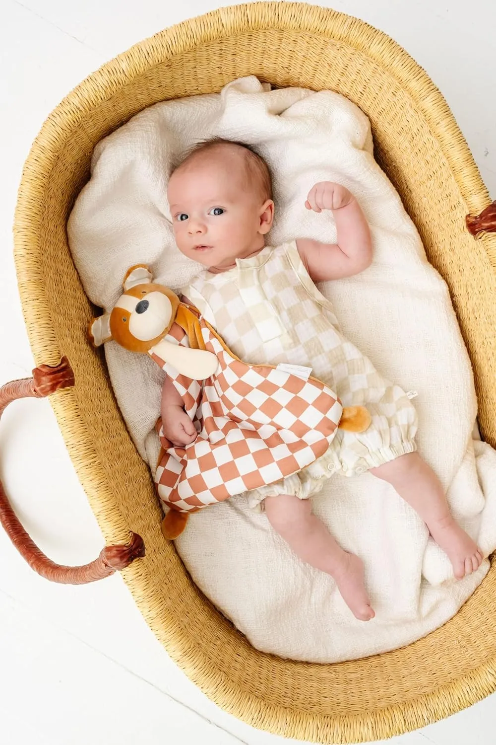 Copper Pearl Character Lovey Plush: Soft Puppy Stuffed Animal Baby Blanket, Baby Lovey for Companionship and Entertainment - Pepper Puppy