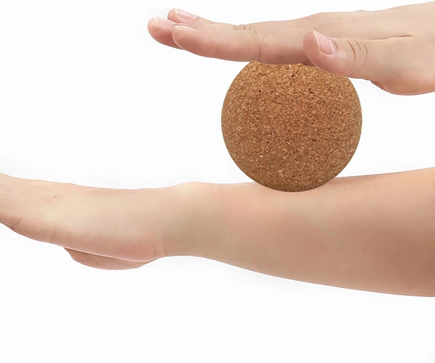 Cork Massage Ball for Sports and Gym Use, 8cm 10cm, Optional