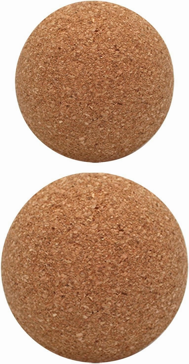 Cork Massage Ball for Sports and Gym Use, 8cm 10cm, Optional