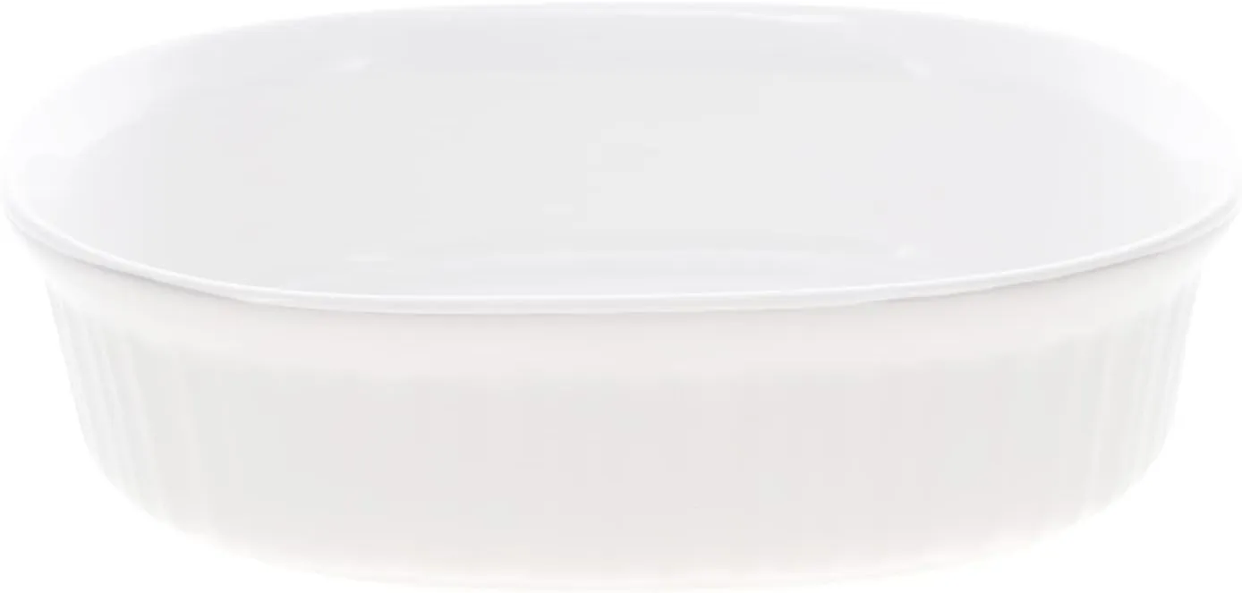 CorningWare French White 2-1/2-Quart Oval Dish
