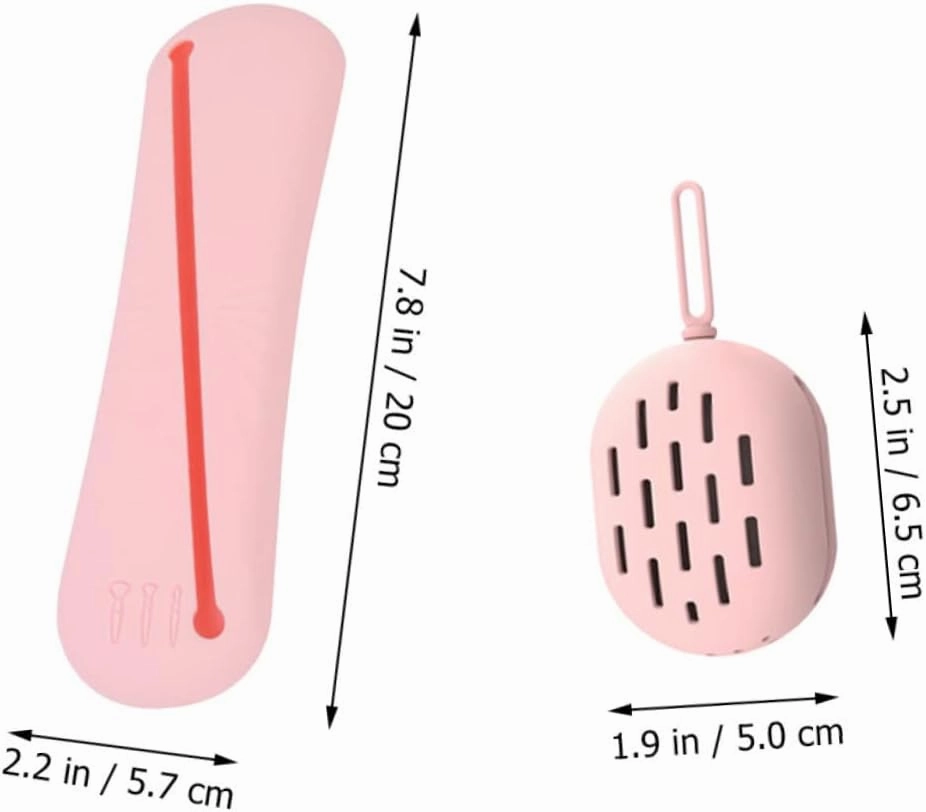 Cosmetic Storage Organizer Travel Brush Holder Makeup Brush Case Silicone Makeup Sponge Holder