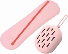 Cosmetic Storage Organizer Travel Brush Holder Makeup Brush Case Silicone Makeup Sponge Holder