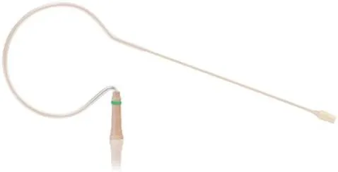 Countryman E6 Unidirectional EarSet Microphone | E6DW5L1SL with 1-mm Cable for Shure/Carvin/JTS/Trantec Transmitters (Light Beige)