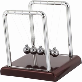 Cradle Pendulum Balls Energy Conservation Desk Decor for Physics Learning Relaxation Design for Home Office Study Science Present