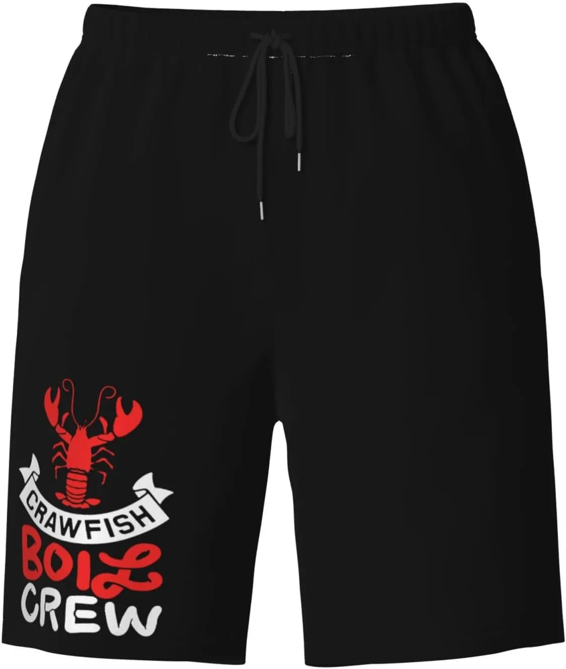 Crawfish Boil Crew Mens Swim Trunks Quick Dry Board Shorts 7" - Hawaii Beach Swimwear
