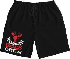 Crawfish Boil Crew Mens Swim Trunks Quick Dry Board Shorts 7" - Hawaii Beach Swimwear