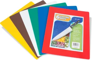Crestware FCBS Flexible Cutting Board, Set of 6