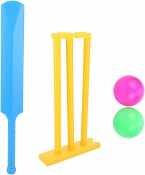 Cricket Kit,Cricket Bat,Cricket Bat Kids,Kids Cricket Sports Game Play Set, Easy to Setup Kids Cricket Bat for Garden Backyard for Children Boys Girls